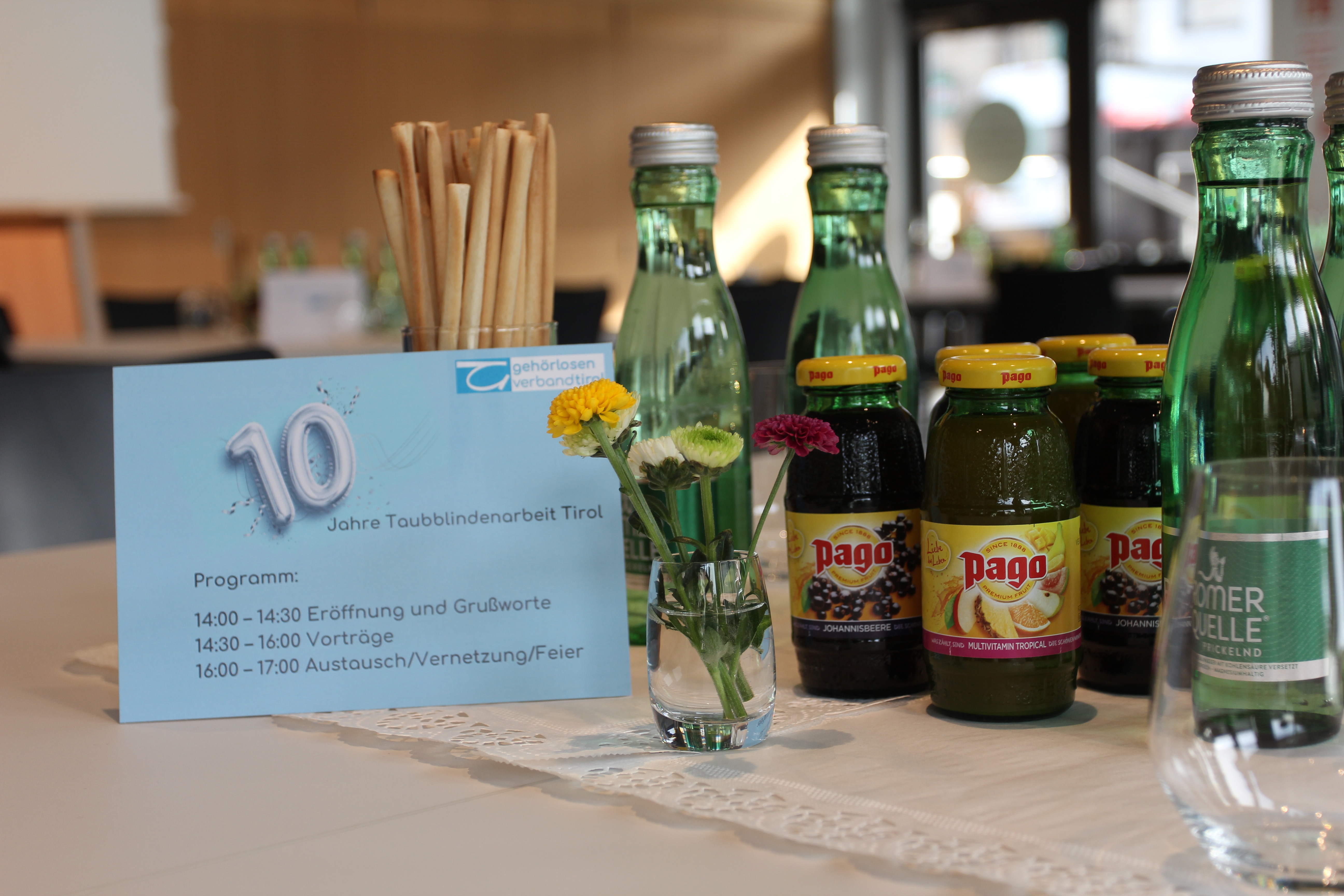 Veranstaltung 10 Jahre Taubblindenarbeit Tirol 