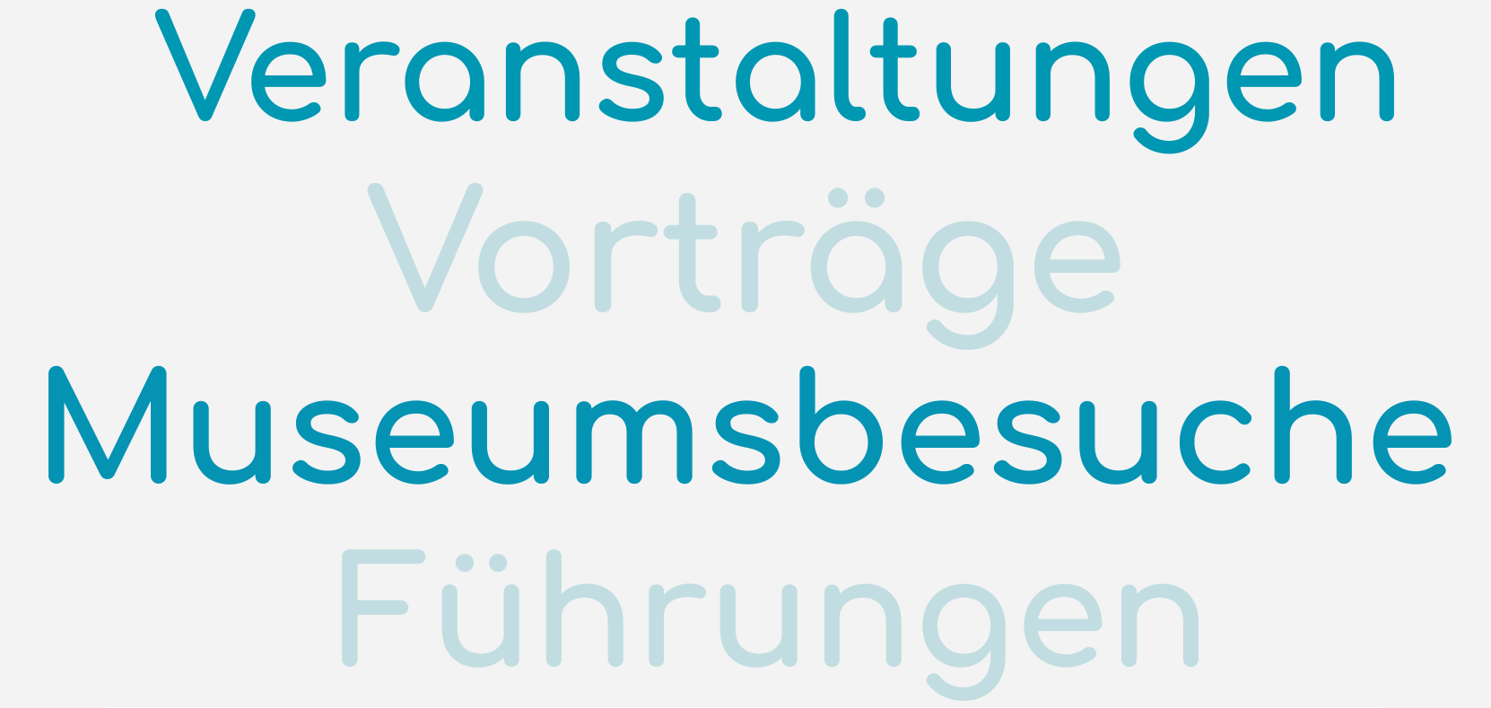 Rückblick zu Veranstaltungen, Vorträgen, Museumsbesuchen, Führungen, ...