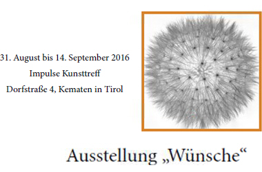 Einladung zur mehrfach barrierefreien Kunstausstellung "Wünsche"